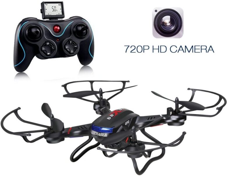 Holy Stone F181C RC Quadcopter Drone with HD Camera RTF 4 Channel 2.4GHz 6-Gyro 