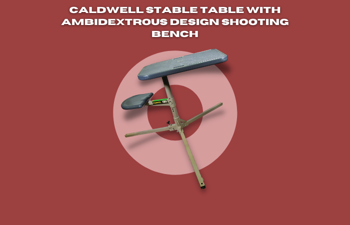 Caldwell Stable Table with Ambidextrous Design Shooting Bench