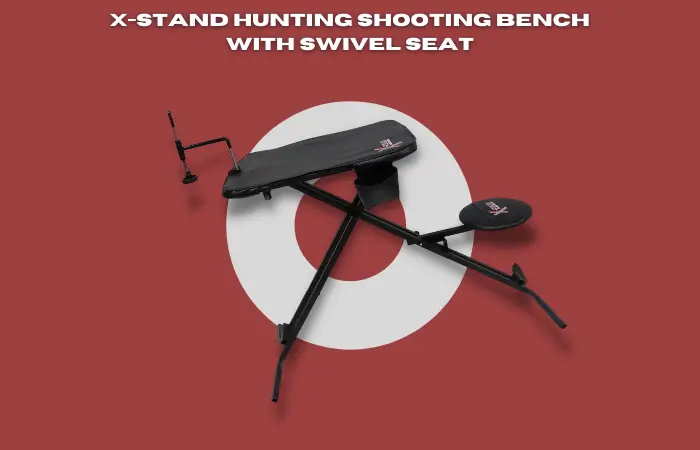 X-Stand Hunting Shooting Bench with Swivel Seat 