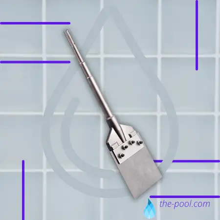 American Tools SDS Max Floor Scraper - Ceramic Tile Removal Tool