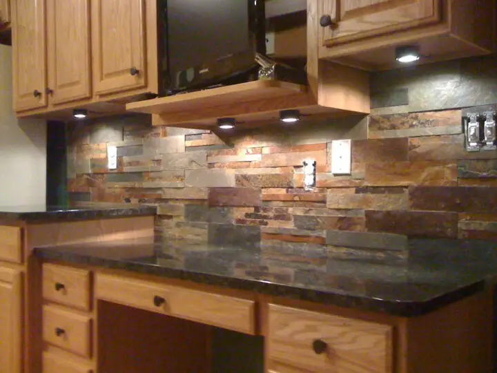 How To Install Stone Backsplash In The Kitchen