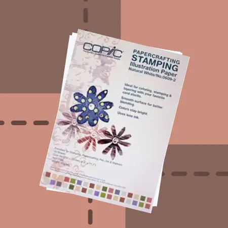 Copic Markers Stamping Illustration Paper