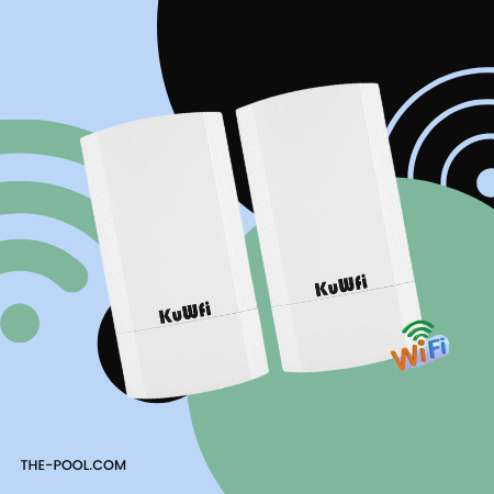 KuWFi 2-Pack Wireless Long Range WiFi Bridge