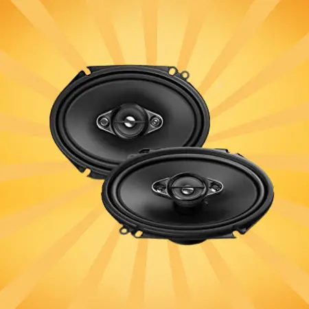 Pioneer TS-A6886R 6_ x 8_ 4-Way Speaker, Set of 1