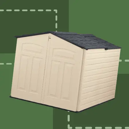 Rubbermaid Slide-Lid Garden Storage Shed