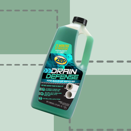 Zep Drain Defense Pipe Build Up Remover