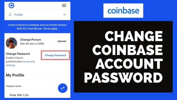 Change Coinbase Password